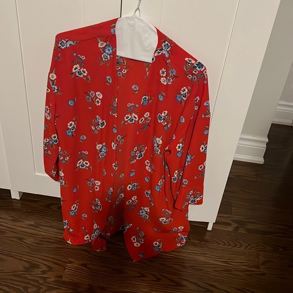 H and M - Red Blouse - Picture 1 of 3